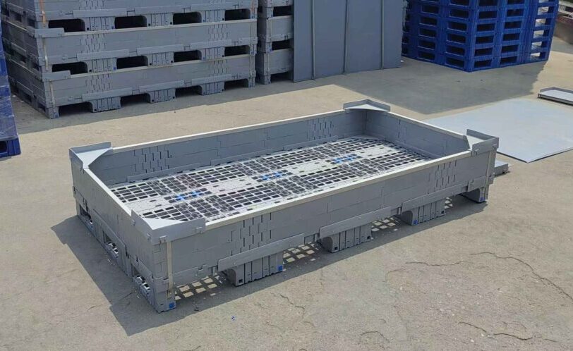 Semi‑Integrated Collapsible Pallet Box