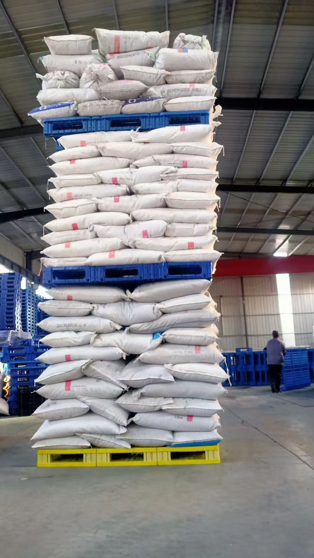 Plastic Pallets for Bulk Bag Material Stacking