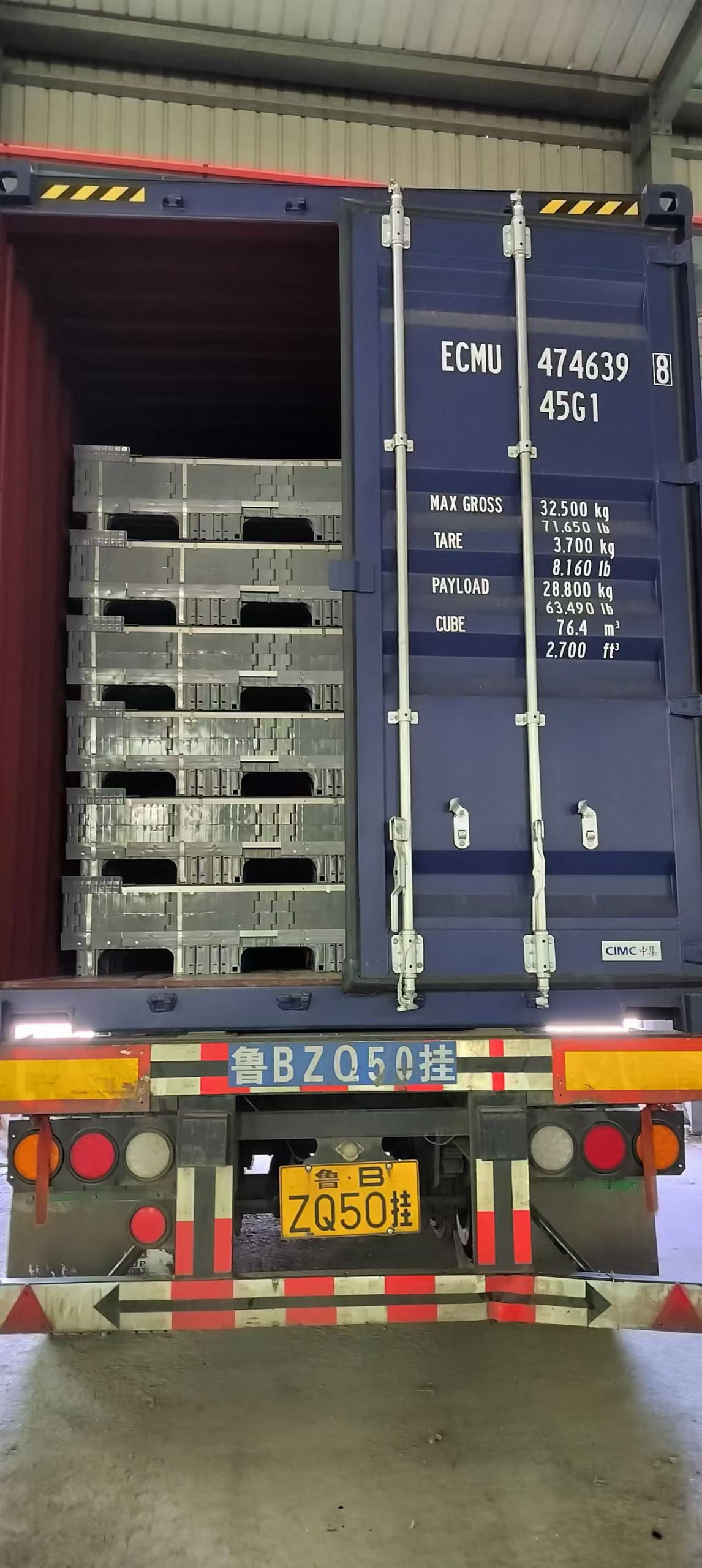 Collapsible Pallet Box for Truck & Container Export & Express Logistics